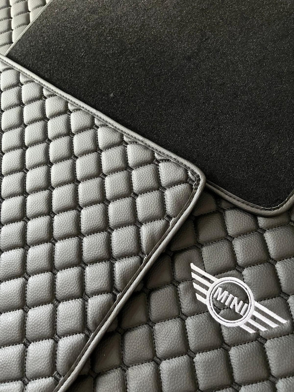 Mini Cooper Leather Car Floor Mat, Mini Cooper Waterproof Custom Car Mat