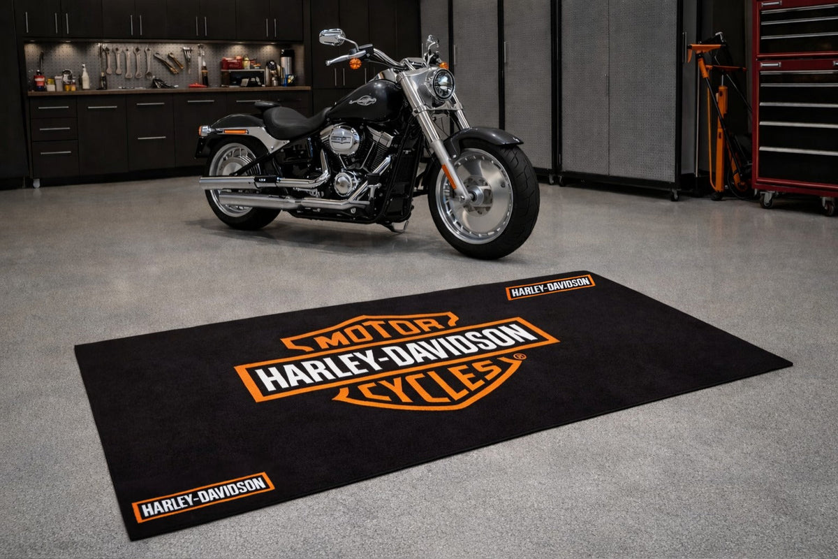 Harley Davidson Luxury Rug 32×87 INCH Home, Garage & Display Carpet